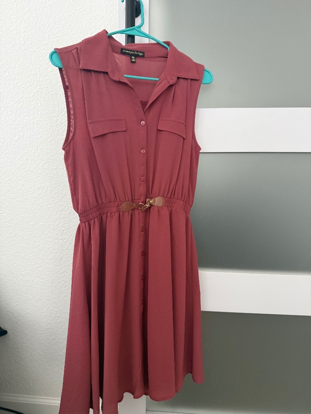 Pink Collared Dress